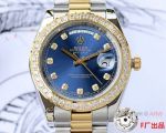 Copy Presidential Rolex DayDate 40mm 2-Tone Blue Watch
